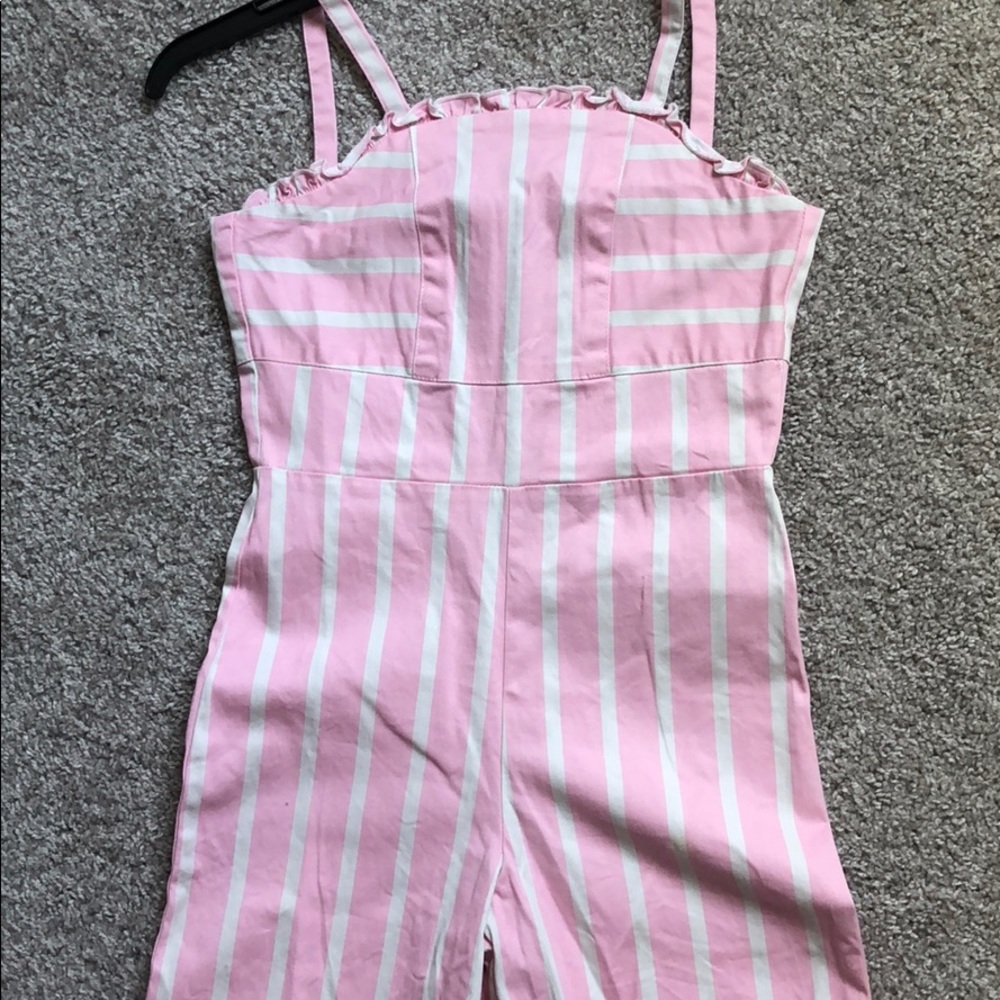 GB Girls size 10 wide leg romper with liner
